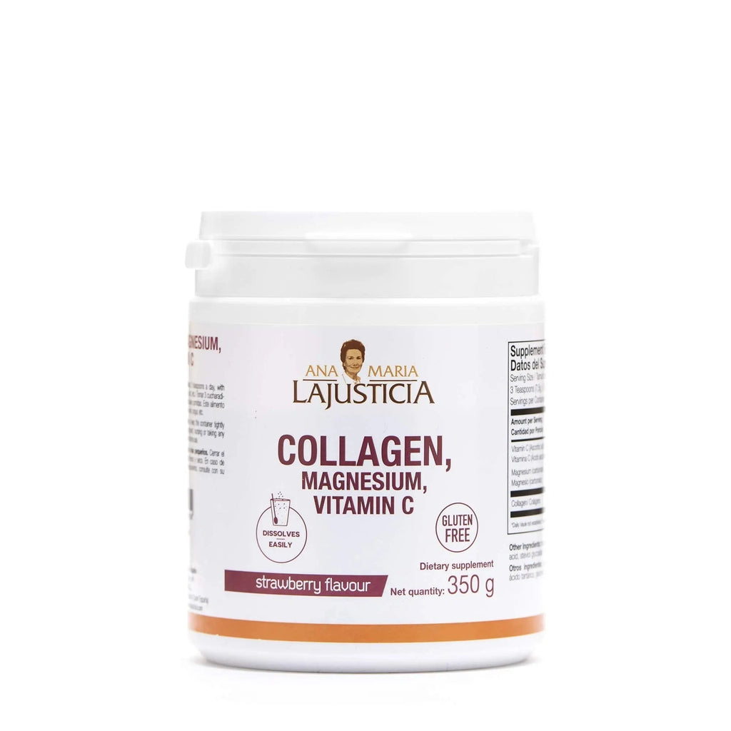 Ana Maria Lajusticia – Collagen with magnesium and vit c – 350 grams (strawberry flavour) Ana María Lajusticia Au supplements