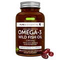 Igennus Ultra Pure Omega 3 Triglyceride rTG Wild Fish Oil 1360mg, IFOS Certified, EPA DHA 1000mg Plus Astaxanthin, Non-GMO,