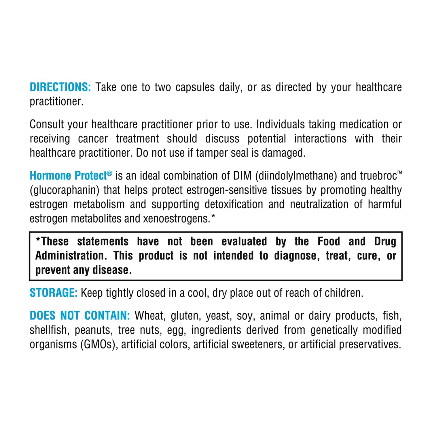XYMOGEN Hormone Protect - Dim Supplements for Women with Glucoraphanin from Broccoli Extract - Promote Detoxification, Balance & Protect Estrogen Sensitive Tissues in The Breast & More (60 Capsules) XYMOGEN Au supplements