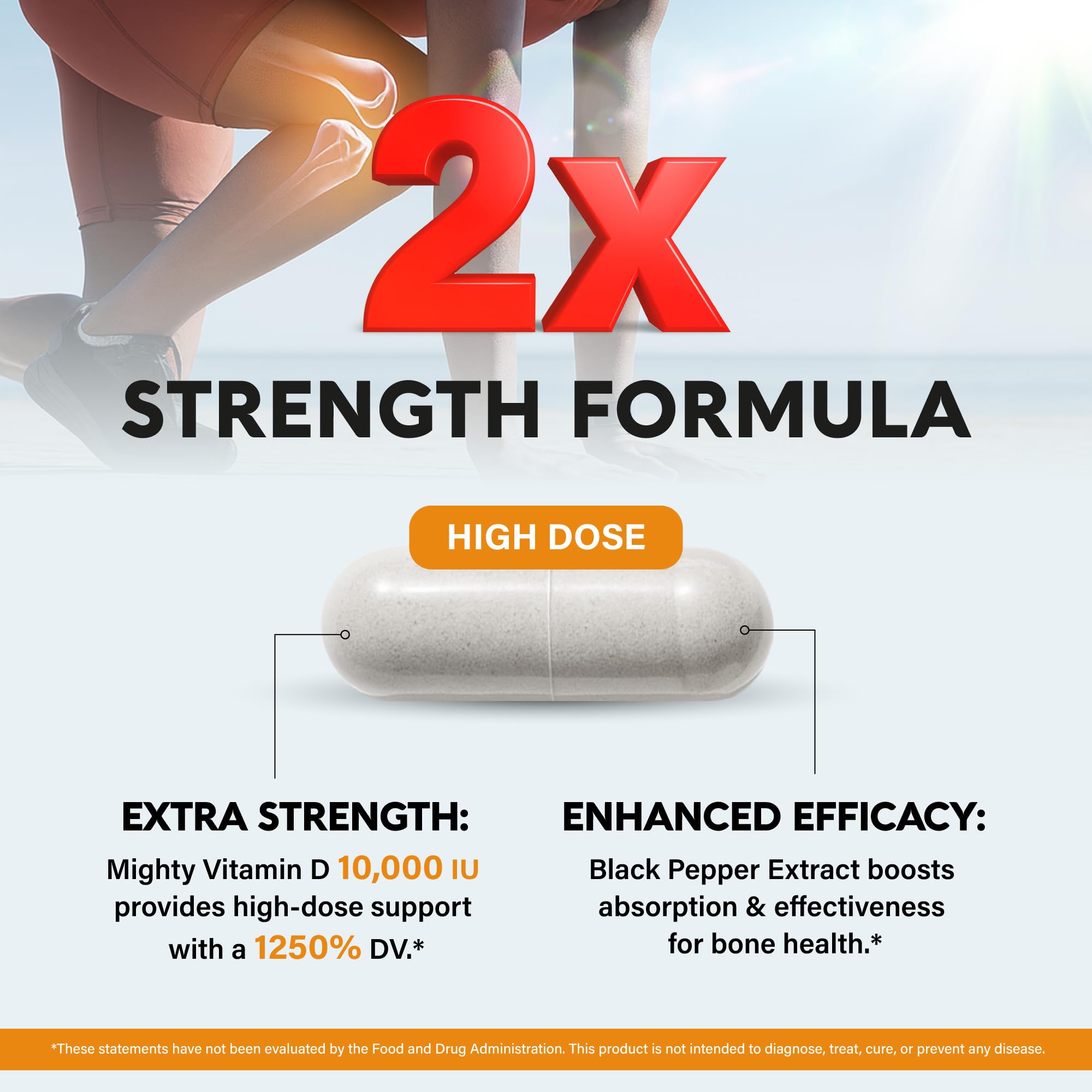 Vitamin D3 K2 - Vitamin D3 10000 iu & K2 as MK-7 120 mcg - Immune & Mood Support, for Bone & Teeth Health - with Magnesium, Zinc & Vitamin C & B12 - Highly Bioavailable