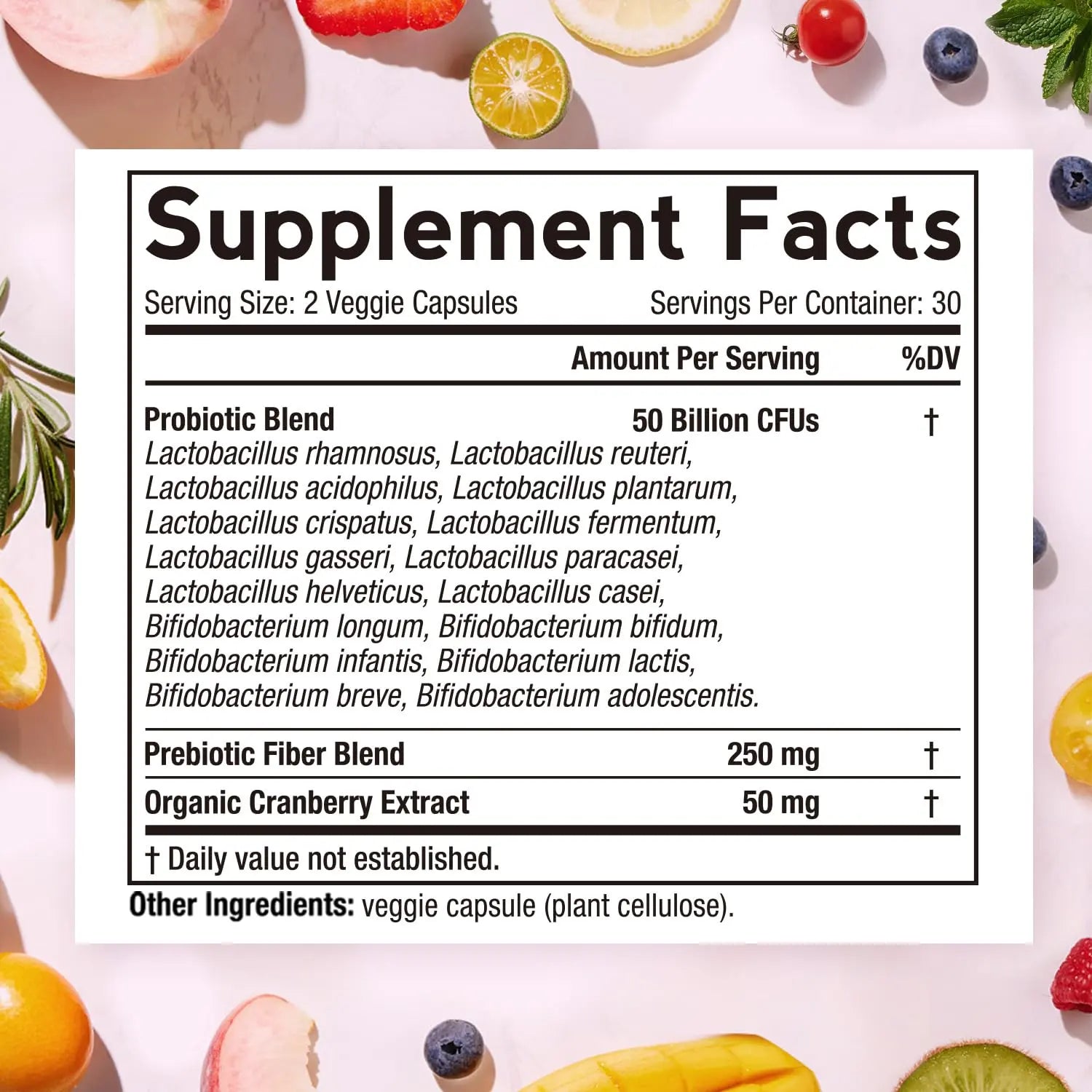Doctor's Recipes Women's Probiotics, 50 Billion CFU 16 Strains, with Organic Prebiotics Doctor's Recipes Au supplements