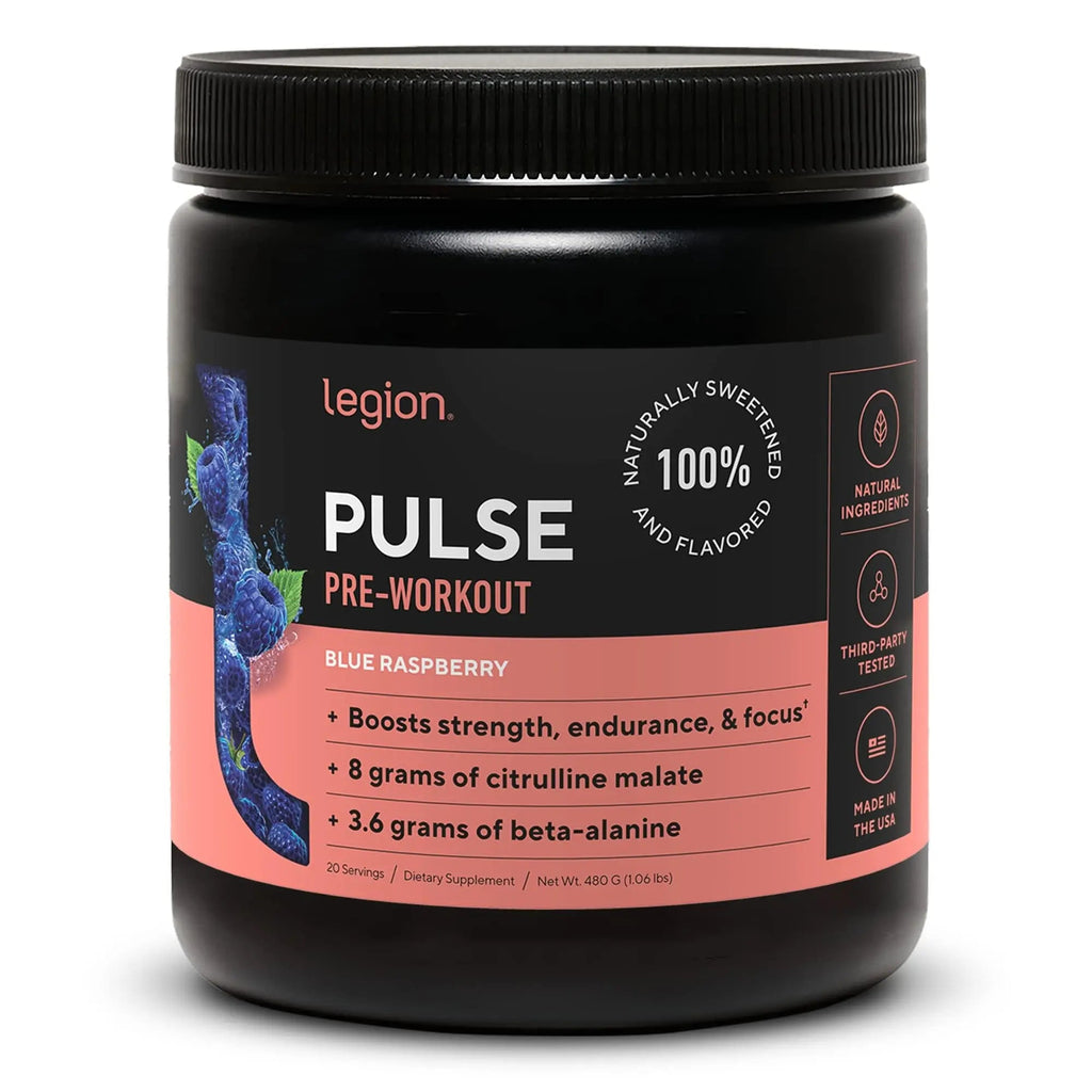 LEGION Pulse Pre Workout Supplement - All Natural Nitric Oxide Preworkout Drink LEGION Au supplements