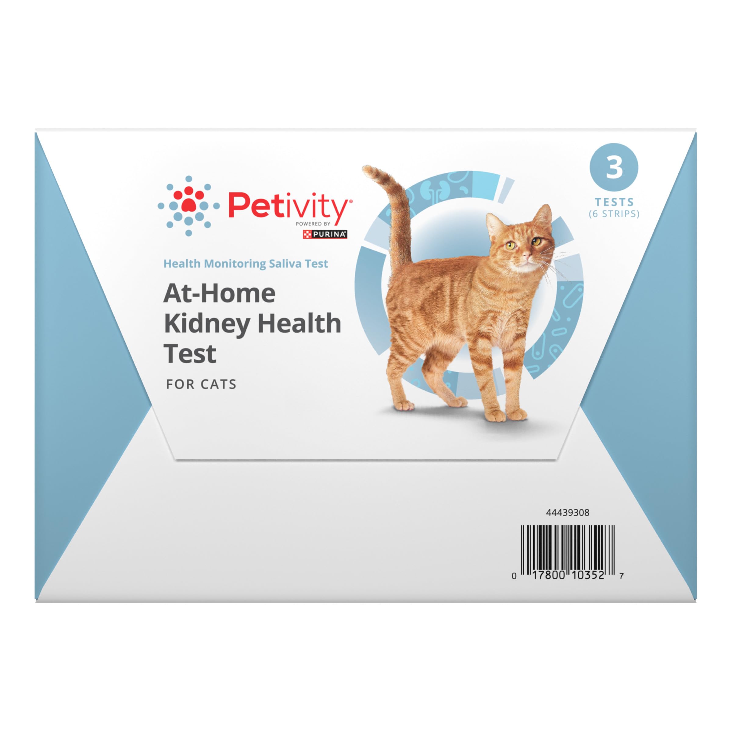 Petivity At-Home Kidney Health Test Kit for Cats — Quick Saliva Urea Test (2-Minute Home Check), Powered by Purina — Help Detect Early Kidney Changes - (Pack of 3) petivity Au supplements