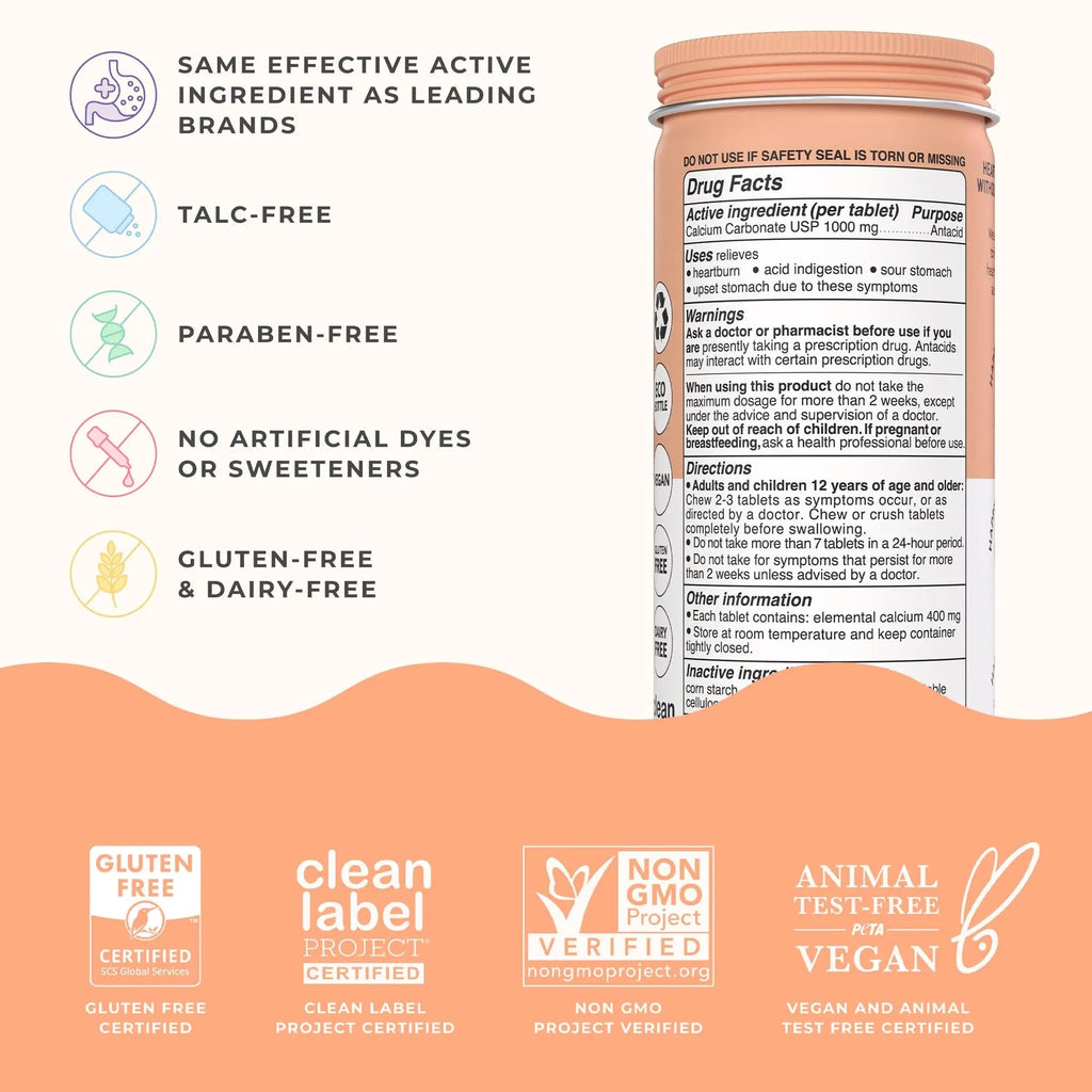 Wonderbelly Antacid, Effective Heartburn and Instant Acid Indigestion Relief, Maximum Wonderbelly Au supplements