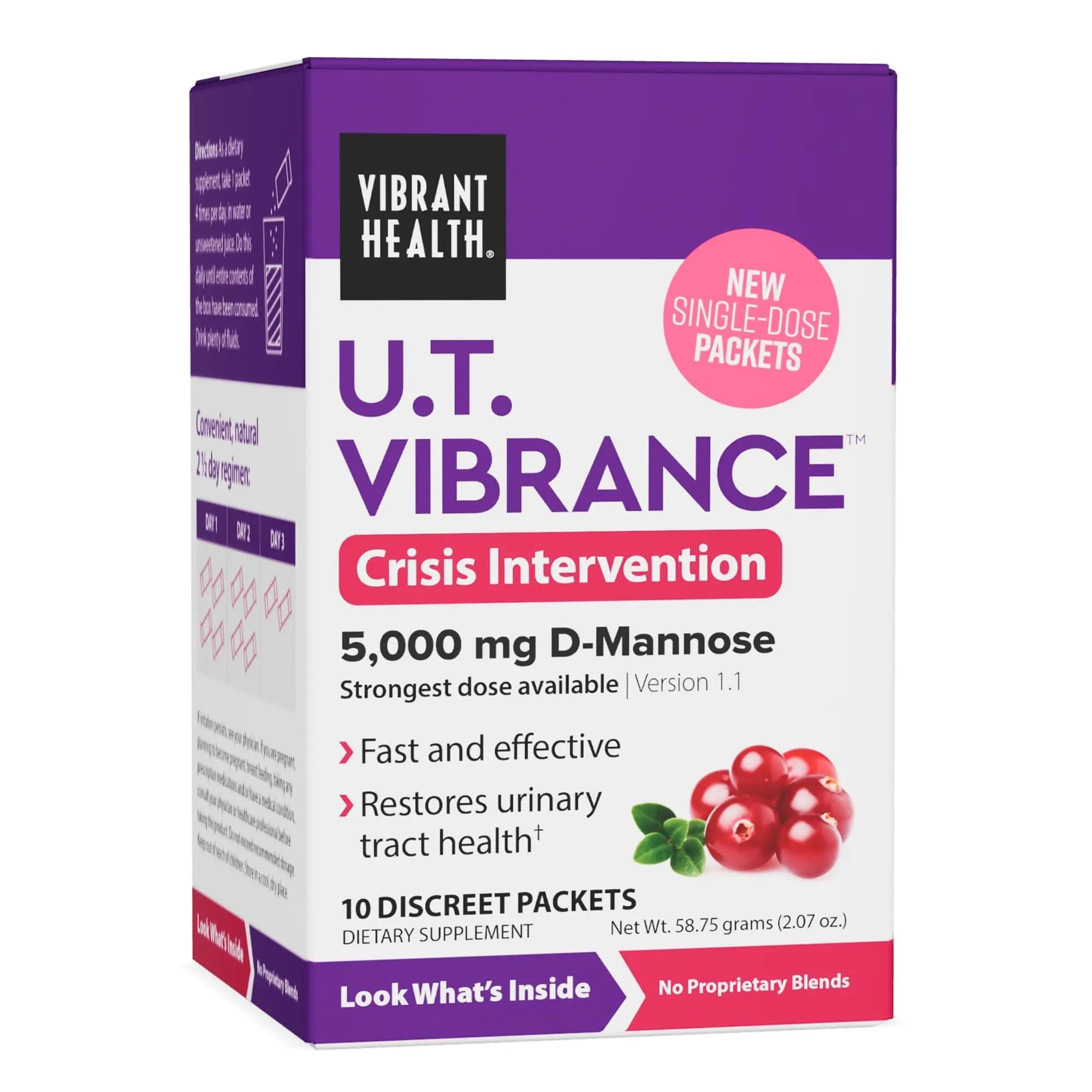 Vibrant Health, U.T. Vibrance Stick Packs, Crisis Intervention for Urinary Tract Health, 10 Servings Vibrant Health Au supplements