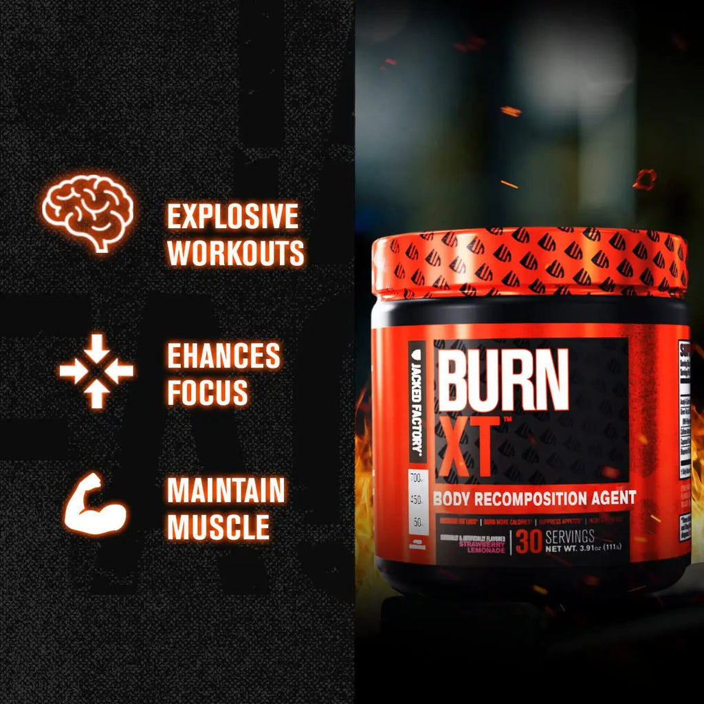 Burn-XT Powder for Men & Women - Improve Focus & Increase Energy Jacked Factory Au supplements