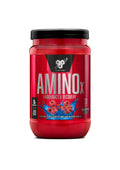 BSN Amino X Muscle Recovery & Endurance Powder with BCAAs, 10 Grams of Amino Acids, Keto Friendly, Caffeine-Free, Support Endurance, Zero Sugar, Blue Raz,