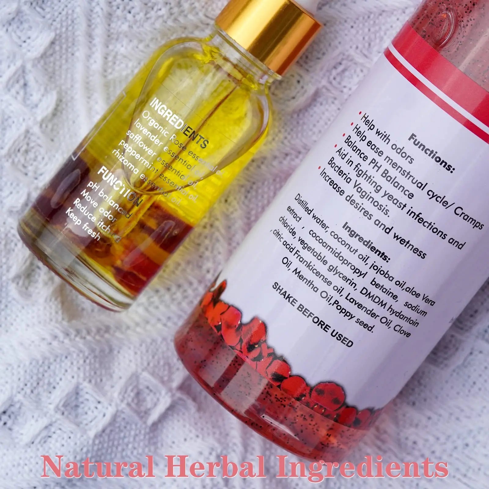 forvirness Feminine Wash & Natural Yoni Oil Set, Vaginal Wash with Cleaning Factor - Remove Odor forvirness Au supplements
