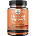 Herbal Thyroid Support Complex - Potent Kelp Iodine Supplement with L Tyrosine, Bladderwrack, Selenium & Pure Ashwagandha for Hormone Balance