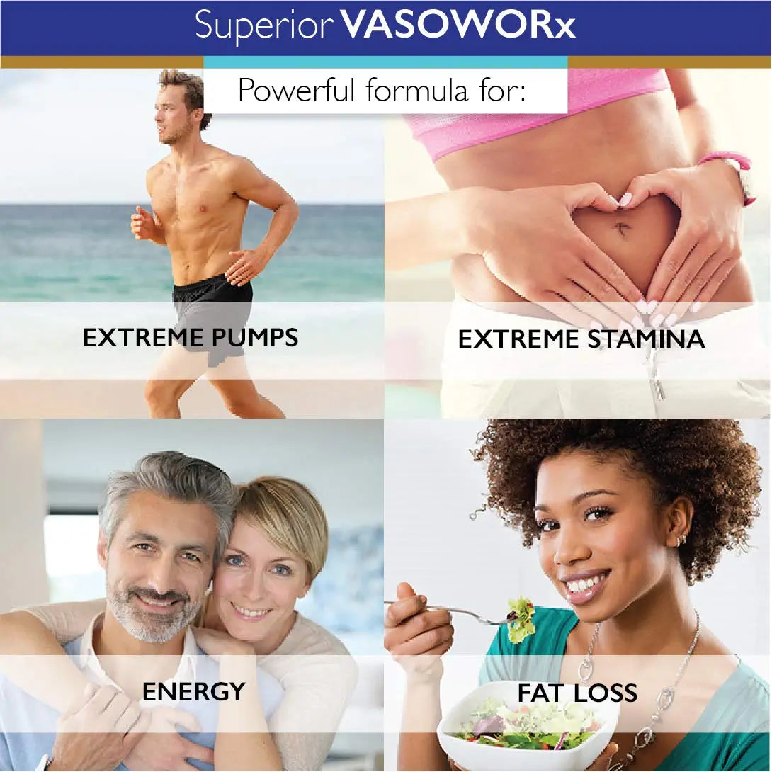 Superior Labs – VASOWORx  – Nitric Oxide Supplement – Extra Strength - 1,600 mg Superior Labs Au supplements