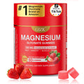Magnesium Glycinate Gummies 500mg – Sugar Free Magnesium Gummies with L-Theanine - Sleep, Calm, Stress Relief for Adults & Kids 4+
