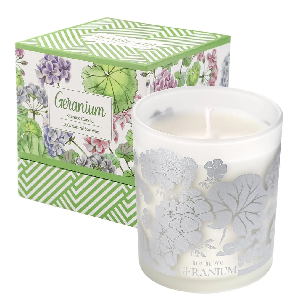 ROMIIE ZOI Scented Candle - Geranium - 6oz Aromatherapy Soy Wax Jar Candle for Home, Gifts for Women ROMIIE ZOI Au supplements
