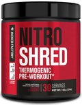 Jacked Factory NITROSURGE Shred Pre Workout Supplement - Energy Booster, Instant Strength Gains, Sharp Focus, Powerful Pumps - Nitric Oxide Booster & PreWorkout Powder Jacked Factory Au supplements