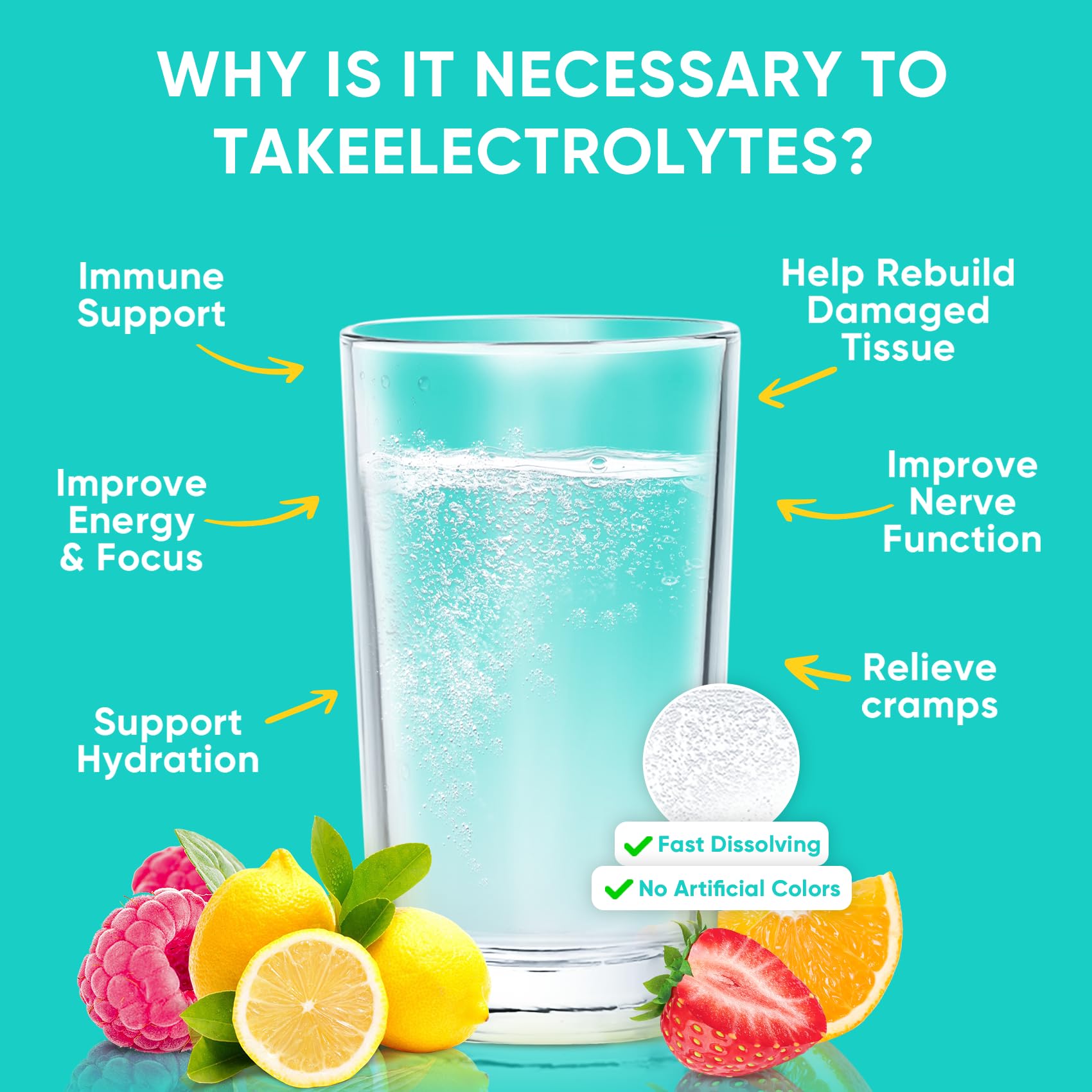 Venture Pal Sugar Free Electrolytes Powder Packets - Liquid Daily IV Hydration Packets | Instantly Hydrating & Party Recovery | 5 Vitamins & 7 Electrolytes