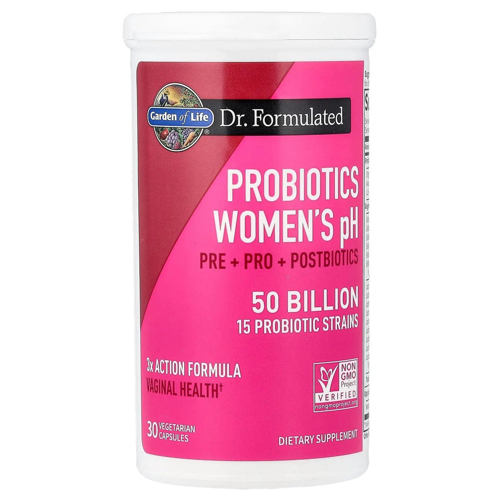 Garden of Life Dr Formulated Once Daily 3-in-1 Complete Prebiotics, Postbiotics & Probiotics for Women, PRE + PRO + POSTBIOTIC Supplement for Women’s Digestive Garden of Life Au supplements