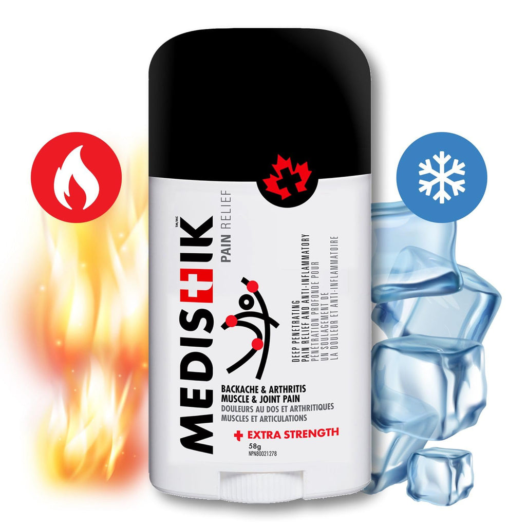 Medistik Extra Strength Pain Relief Stick. Long Lasting Topical Pain Reliever for Backache, Muscle & Joint Pain, 58g (One Pack) Medistik Au supplements