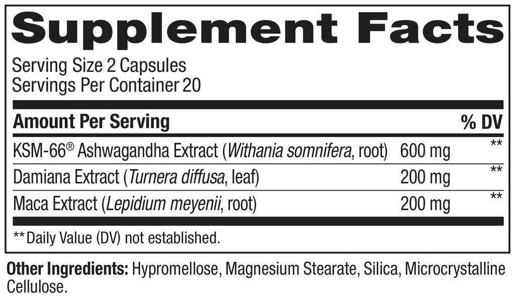 OLLY Lovin Libido Capsules, Boost Desire With Ashwagandha, Maca & Damiana, Vegetarian, Supplement for Women, 20 Day Supply - 40 Count