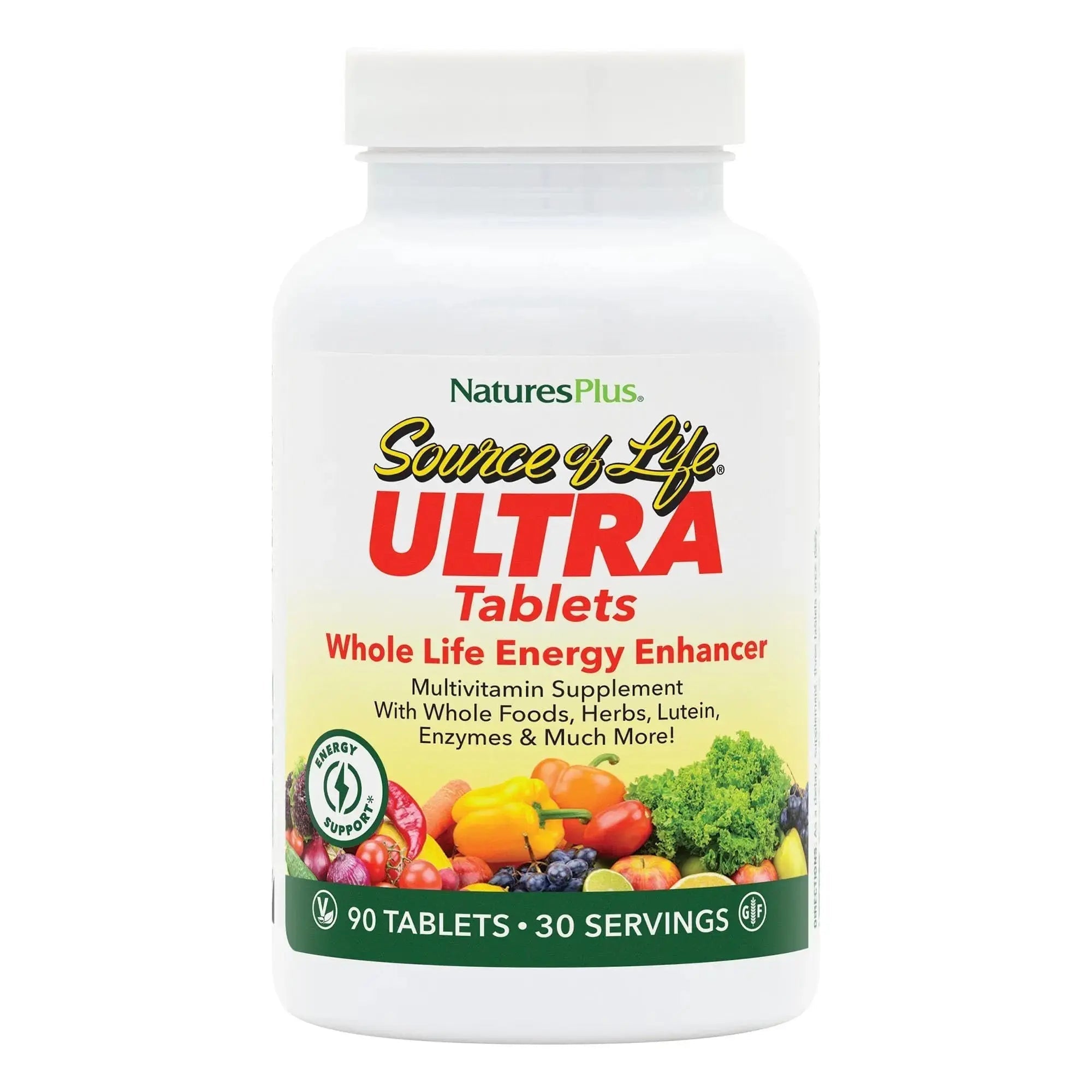 NaturesPlus Ultra Source of Life Multivitamin - 90 Tablets - Supports Immune Health, Energy & Overall Well-Being - with Lutein & Vitamin D3 Aus Healthcare Au supplements