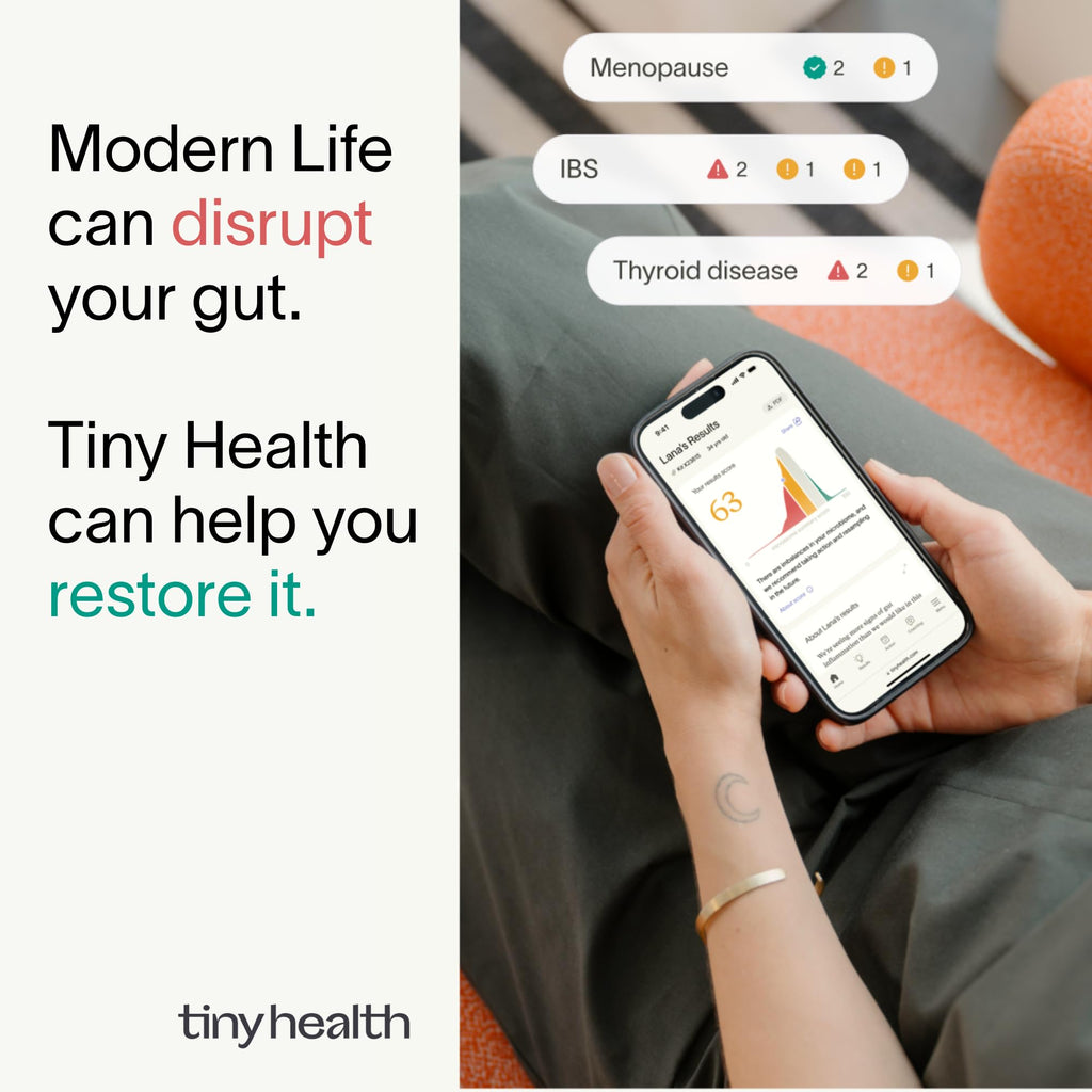 Tiny Health Gut Health Test Kit for Adults, Fast & Mess-Free, Home Test for Women and Men with Easy Ship-in Kit, 3-4 Weeks Results, Understand Biomarkers with Expert Insights Tiny Health Au supplements