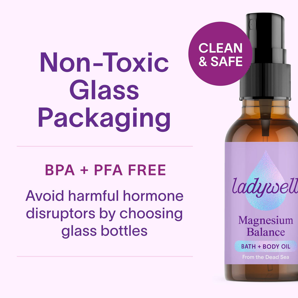 Ladywell Topical Magnesium Oil Spray | Mood, Cycle & Stress Support | PMS, PCOS, Fertility, Menopause, Hormone Balance, Cramps | Pure Magnesium Chloride, Science-Backed | Rapid Skin Absorption Ladywell Au supplements
