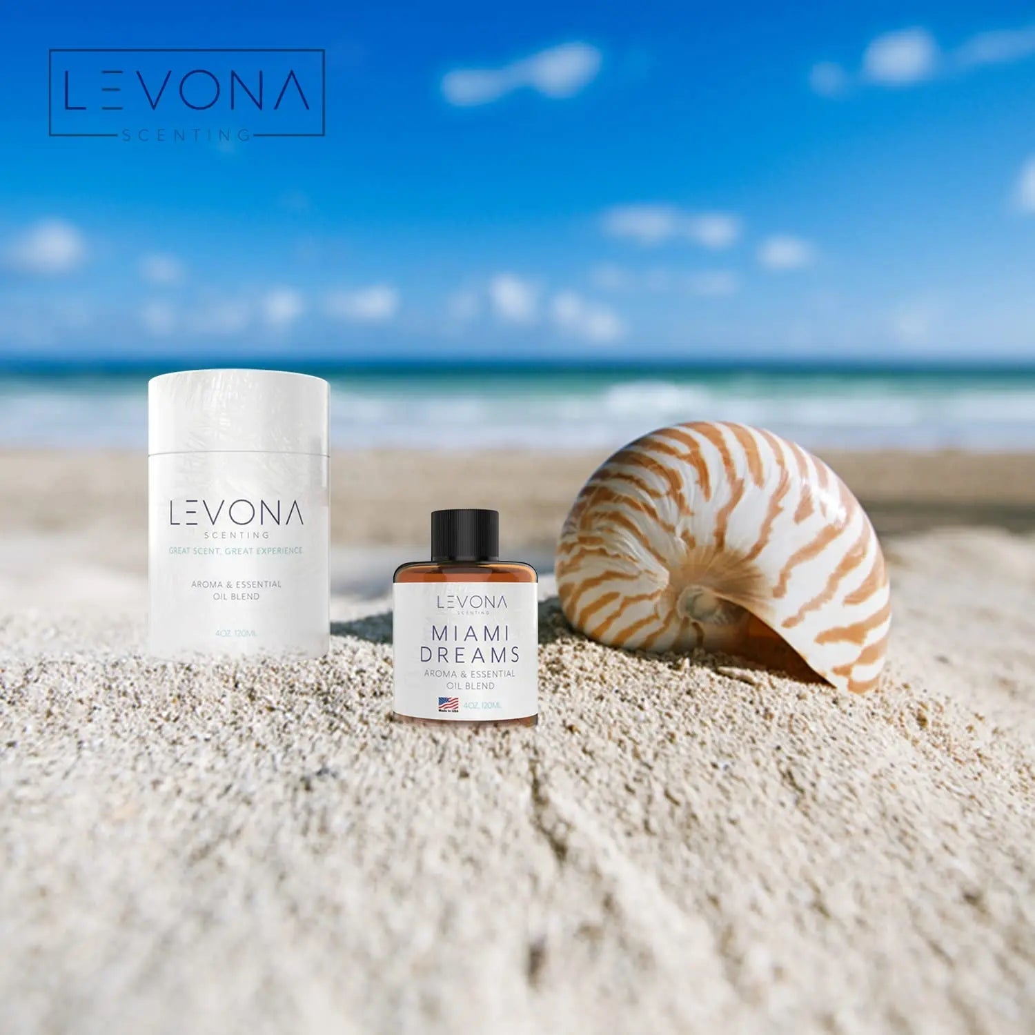 Levona Scent Essential Oils for Diffusers for Home: Miami Dreams Hotel & Home Luxury Scents Fragrance Oil LEVONA SCENT Au supplements