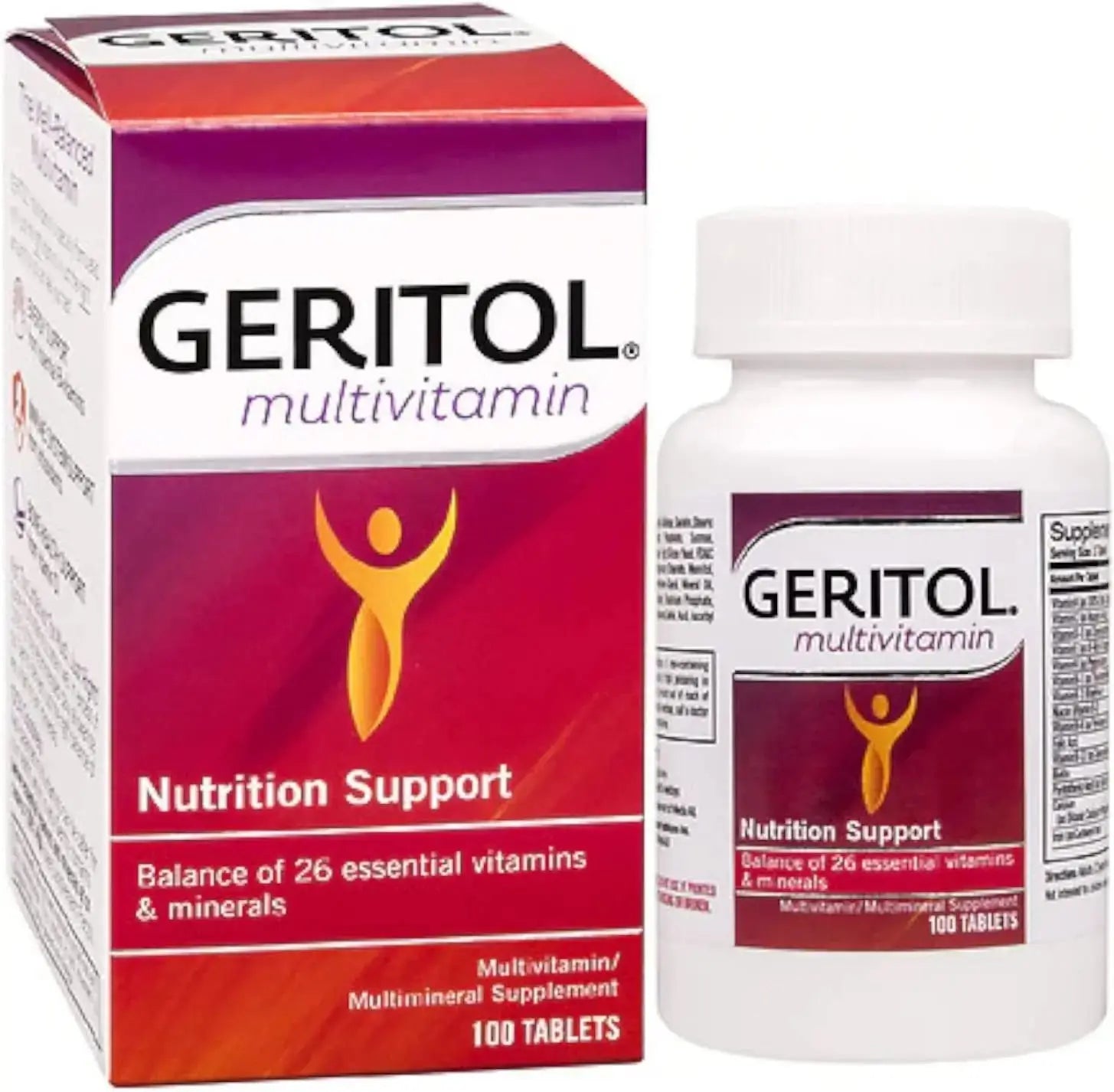 Geritol Complete Tablets 100 Tablets (Pack of 4) Geritol Au supplements