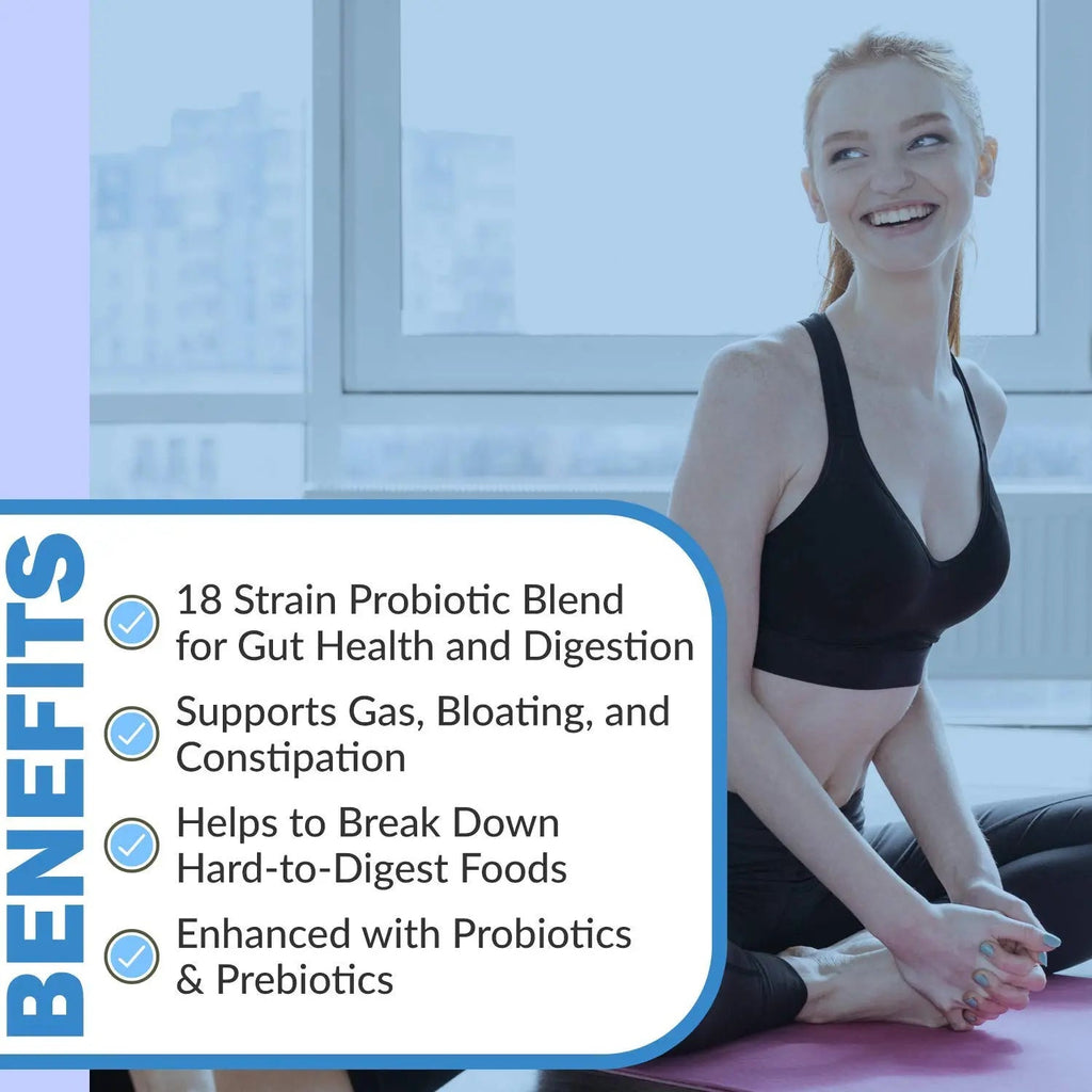 Instant Digest Complete 2-in-1 Probiotic Digestive Enzymes, 60 Capsules Instant Brands Au supplements