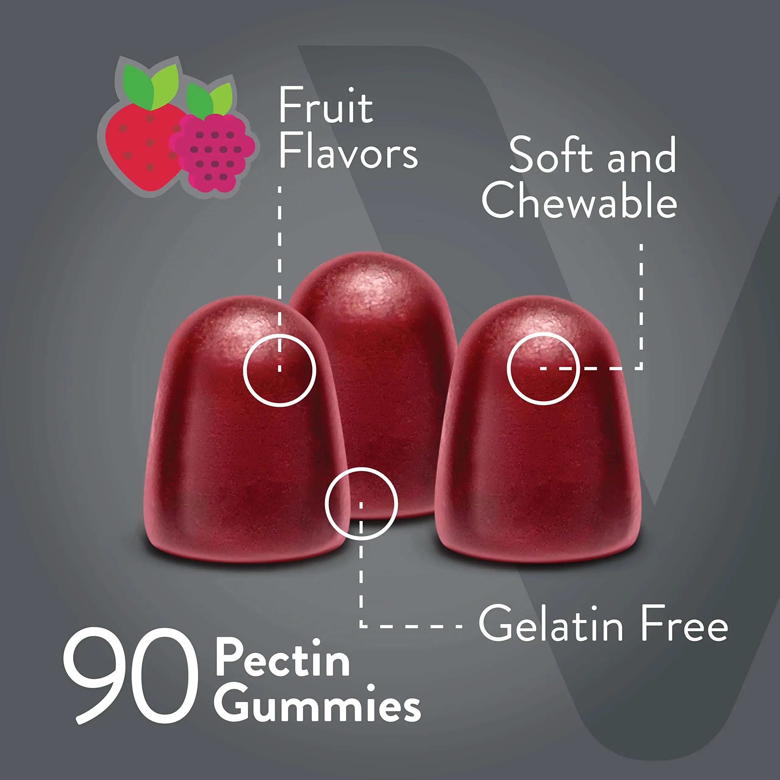 Prebiotic Fiber Gummies 7G Extra Strength [Zero Sugar Added] Digestive Heath Regularity Viteey Au supplements