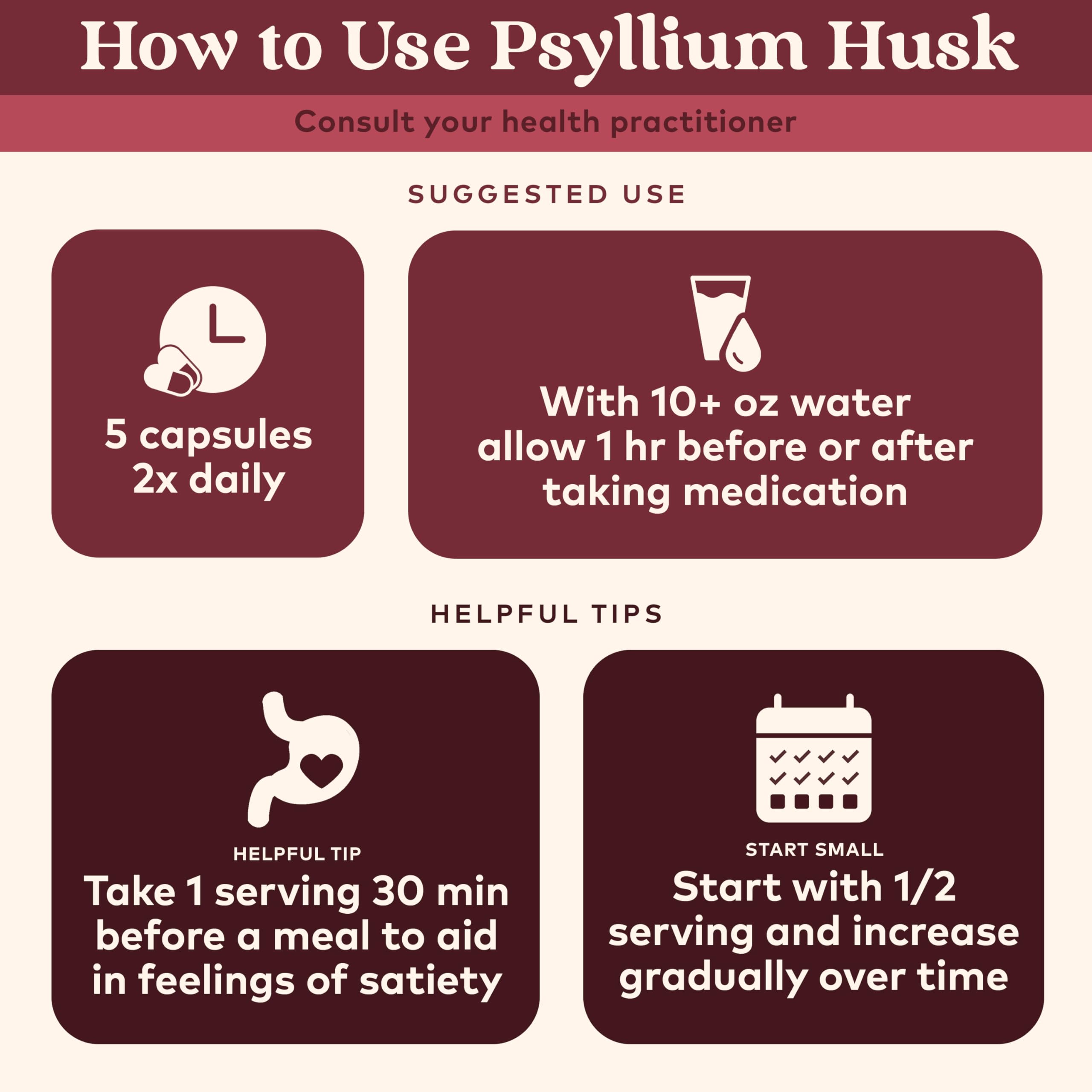 ORGANIC INDIA Psyllium Husk Capsules - Fiber Supplement, Healthy Elimination - Vegan, Keto Friendly, Gluten-Free, USDA Certified Organic, Non-GMO
