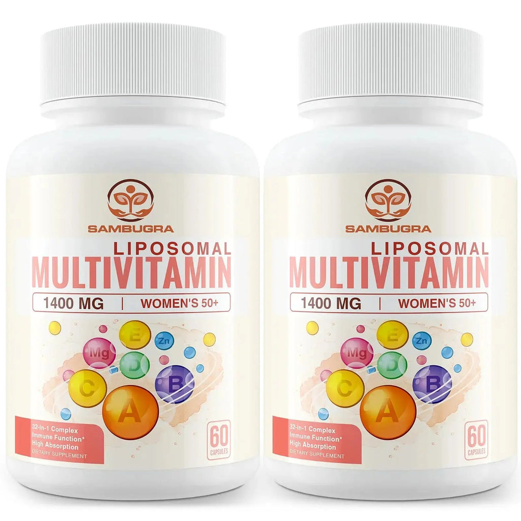 Sambugra Liposomal Multivitamin for Women 50+ - Women Daily Multivitamin with 32 Ingredients, CoQ10, Vitamins C, B, D, E Sambugra Au supplements