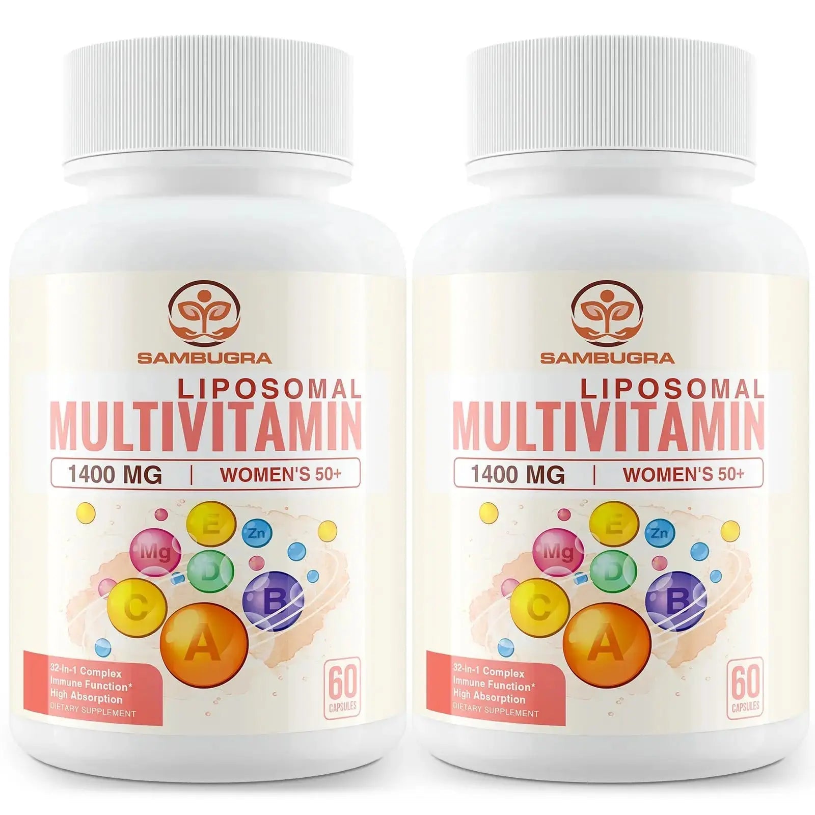 Sambugra Liposomal Multivitamin for Women 50+ - Women Daily Multivitamin with 32 Ingredients, CoQ10, Vitamins C, B, D, E Sambugra Au supplements