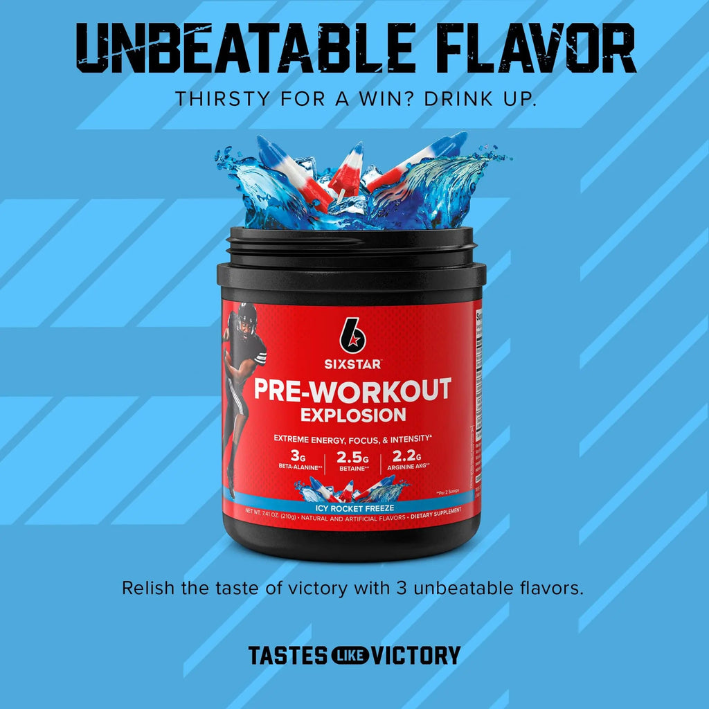 Six Star Pre Workout PreWorkout Explosion | Pre Workout Powder for Men & Women Six Star Au supplements