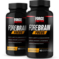 Forebrain Focus Brain Booster, Brain Supplement to Boost Clarity & Concentration, Improve Memory & Sharpness & Productivity, Nootropic Brain Support Supplement, Force Factor, 120 Capsules, Black Force Factor Au supplements