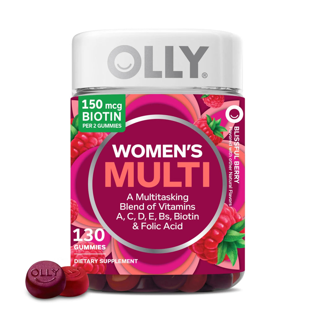 OLLY Women's Daily Multivitamin Gummy, Vitamins A, D, C, E, Biotin, Folic Acid, Adult Chewable Vitamin OLLY Au supplements