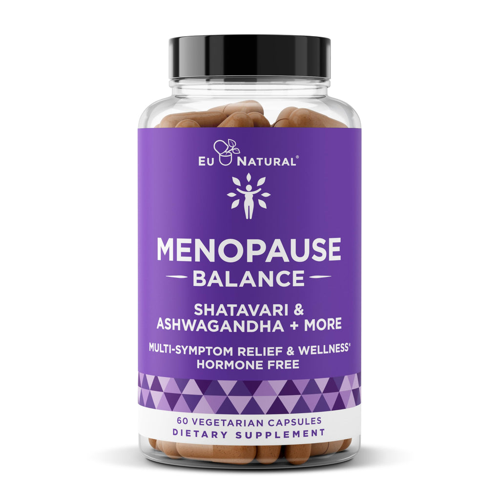 Premium Menopause Supplement for Women – Menopause Balance with Shatavari, Ashwagandha, L-Theanine & Holy Basil – Holistic Multi-Symptom Menopause Support & Hot Flash Relief – 60 Vegetarian Capsules Eu Natural Au supplements