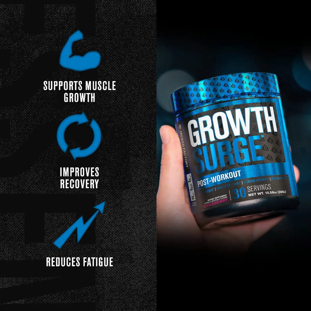 Jacked Factory N.O. XT Nitric Oxide Supplement, Growth Surge Post Workout Muscle Jacked Factory Au supplements