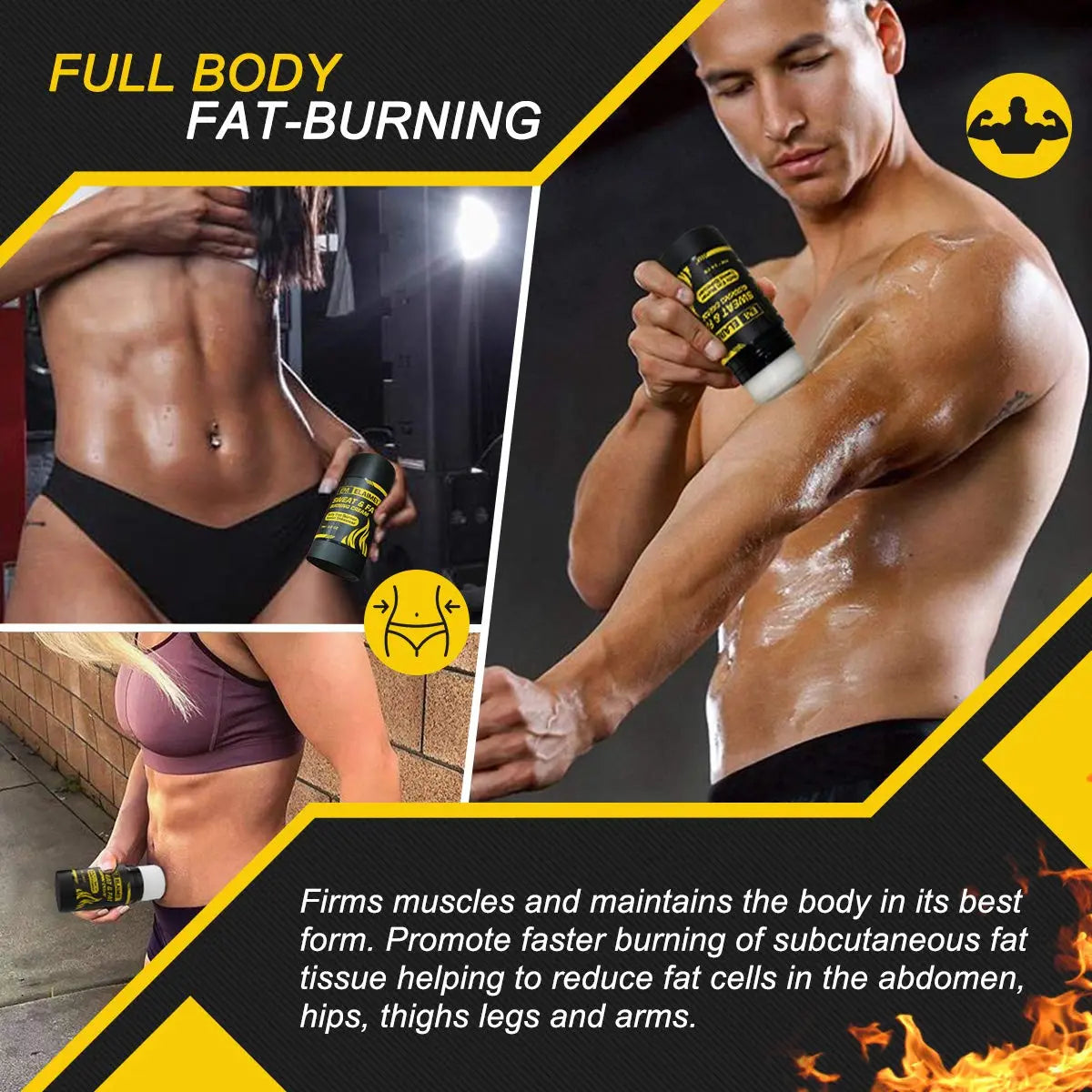 ELAIMEI Hot Gel Cream, Fat Burning Sweat Cream, Weight Loss Workout Enhancer Gel ELAIMEI Au supplements