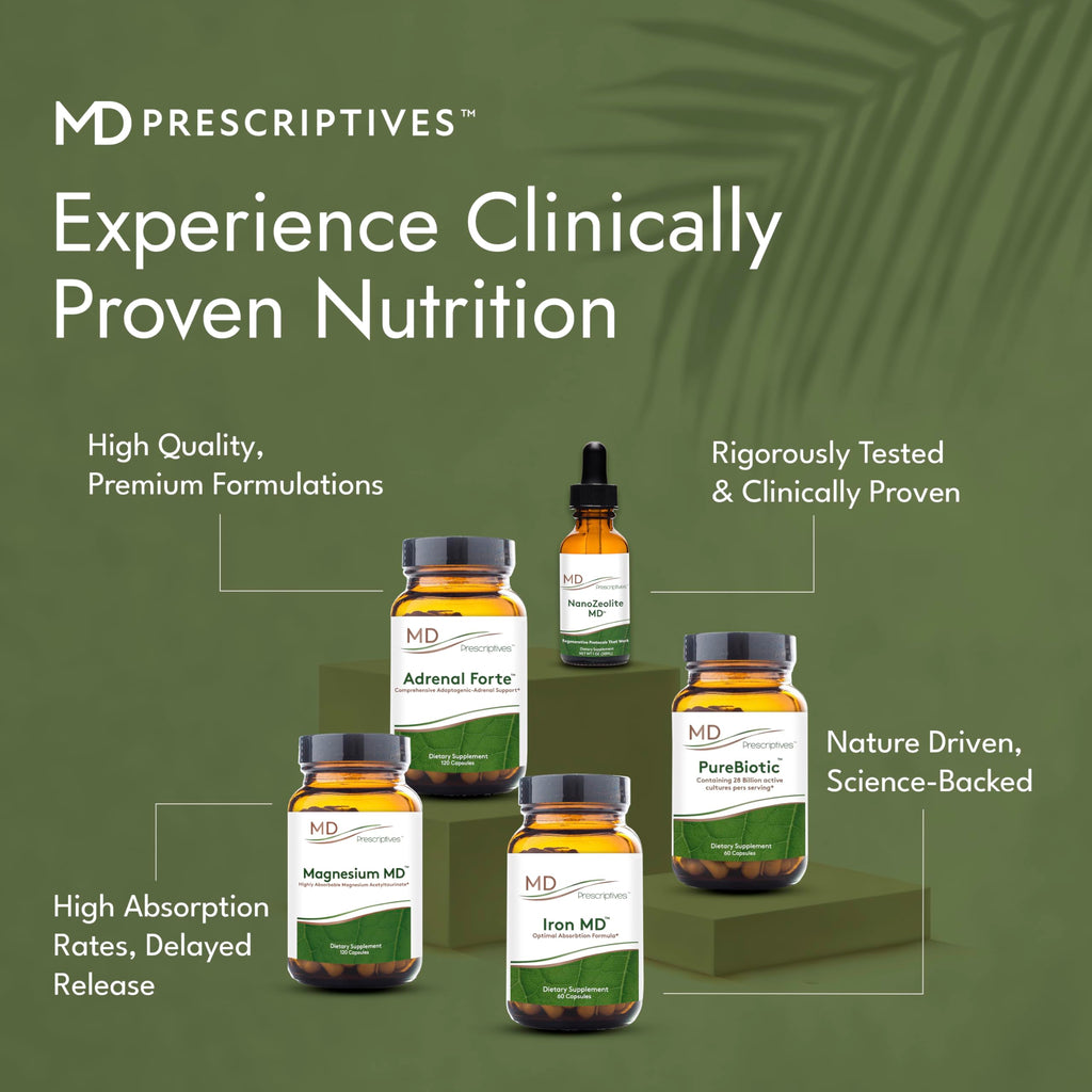 MD Prescriptives - PureBiotic - Probiotic Dietary Supplement for Digestive & Gut Health - 60 Capsules