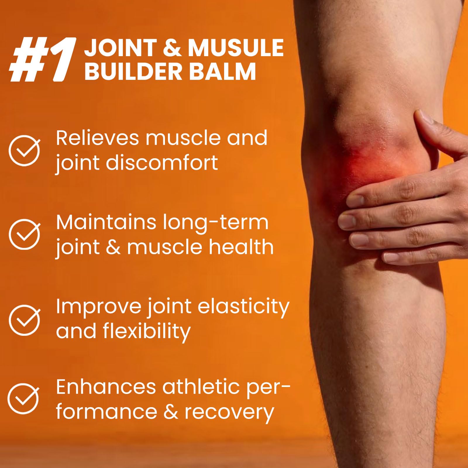 Norse Organics Official Muscle and Joint Balm, Muscle and Joint Builder Balm | Comfrey Oil, Beeswax, Arnica Oil, Jojoba Oil, Sea Buckthorn Extract, for Knee/Elbow/Shoulder/Back/Neck (1 PCS) Norse Organics Official Au supplements