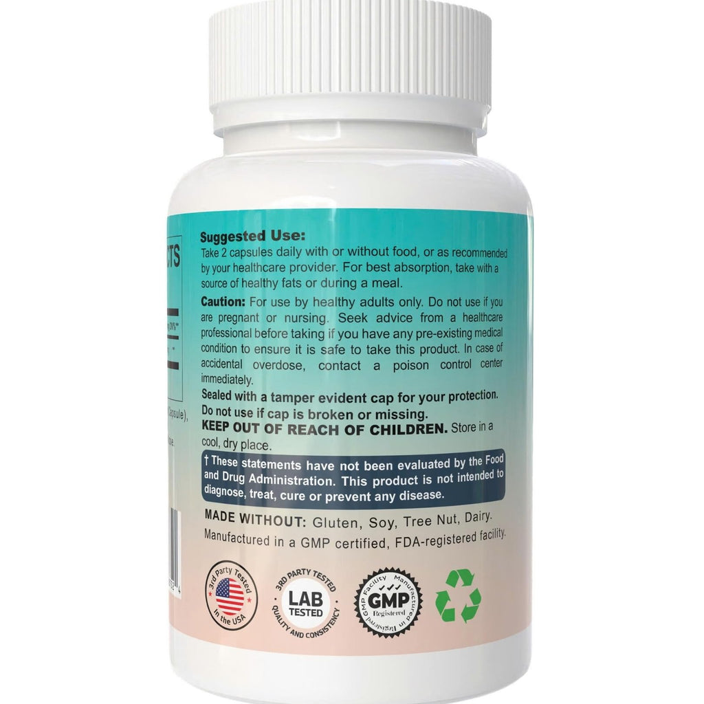 NMN Supplement 1000mg Pure - Liposomal NMN for NAD+ Supplement, Tested in USA, 60 Capsules THEREXA Au supplements