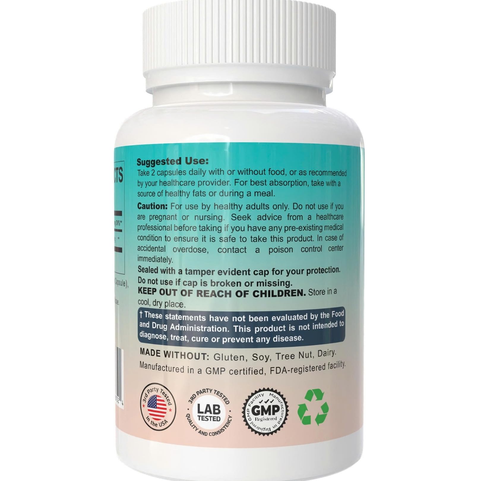 NMN Supplement 1000mg Pure - Liposomal NMN for NAD+ Supplement, Tested in USA, 60 Capsules THEREXA Au supplements