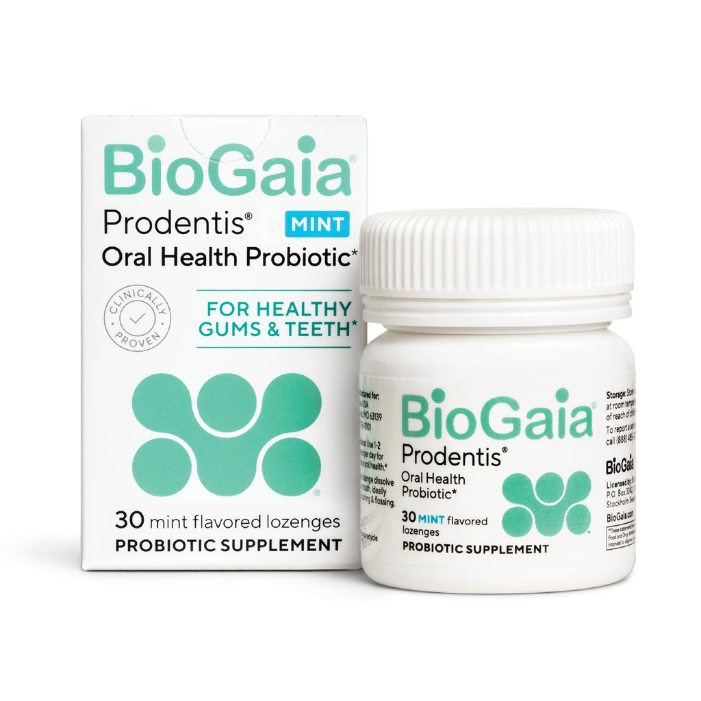BioGaia Prodentis | Oral Probiotics | Promotes Healthy Gums & Teeth | Defends Against Bad Breath & Dental Problems | Improves Oral Health