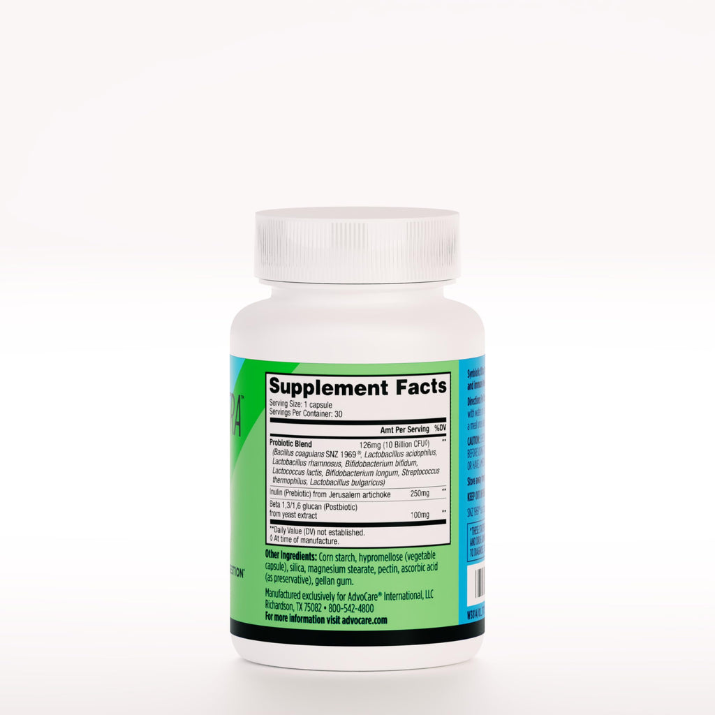 AdvoCare Synbiotic Ultra - Digestive & Gut Health Supplement - Offers Immune Support* - Includes Prebiotics, Probiotics & Postbiotics - 30 Capsules AdvoCare Au supplements