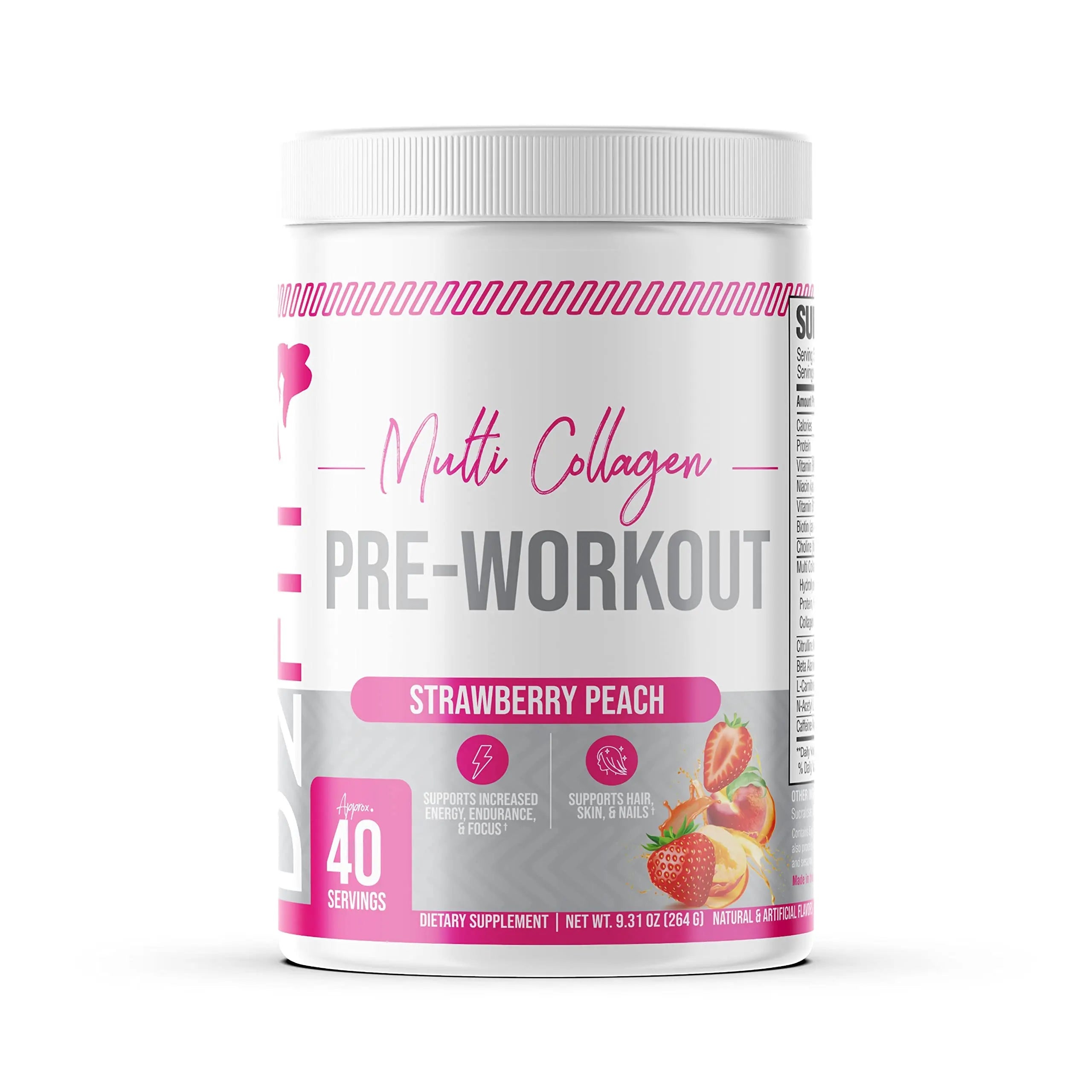 D2Fit (by Jessica Bass Women’s Pre Workout Multi Collagen (2.5g) + Biotin (150mcg) D2Fit Au supplements