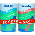 FIRST DAY Womens Multivitamin & Teens Multivitamin Gummies Bundle – Daily Multivitamin for Women, Teen Multi Vitamins FIRST DAY Au supplements