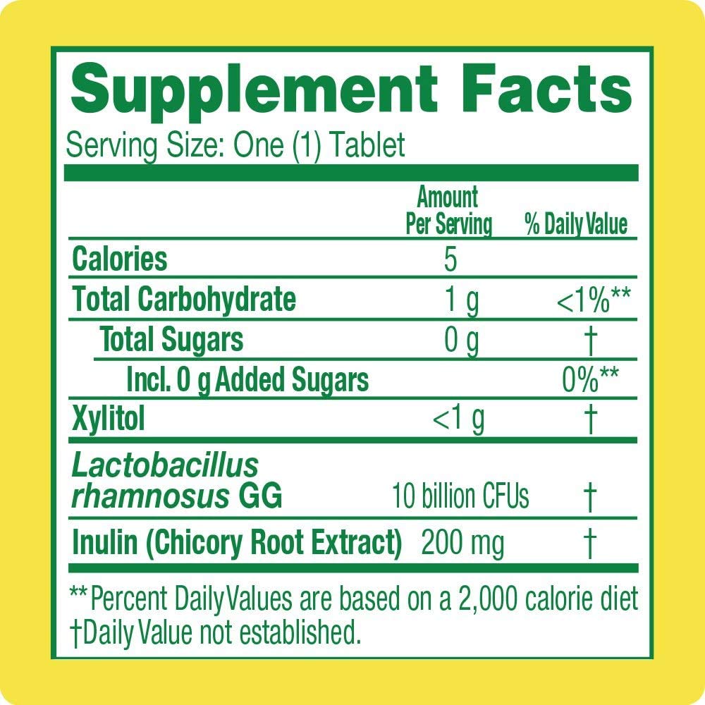 Culturelle Digestive Health Daily Probiotic Chewables, Probiotic For Men and Women, Most Clinically Studied Probiotic Strain, 10 Billion CFUs