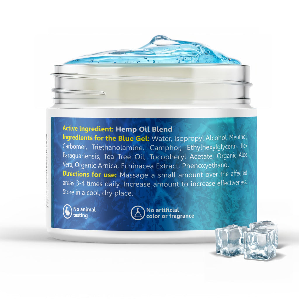 WELLUTION Cryotherapy Hemp Gel – Gentle Cooling Sensation with Menthol & Arnica – Non-Greasy, Quick-Absorbing Formula – Lightweight Gel for Comfort & Refreshing Feel – 4oz WELLUTION Au supplements