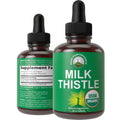 USDA Organic Milk Thistle Extract Vegan Liquid Drops. Liver Detox Herbal Supplement. Zero Sugar, Great for Digestion and A Cleanse. Pure Organic Milk Thistle Tincture Supplements for Women and Men Peak Performance Au supplements