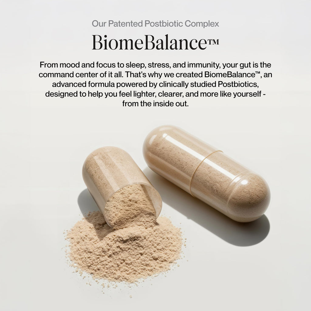 Postbiotics Gut Health Supplement – Bloating Relief, Gut, Brain & Digestive Health - Microbiome & Immune Support with BiomeBalance™ - 1000x More Active Ingredients Than Pre & Probiotics – 60 Capsules SecondKind Au supplements