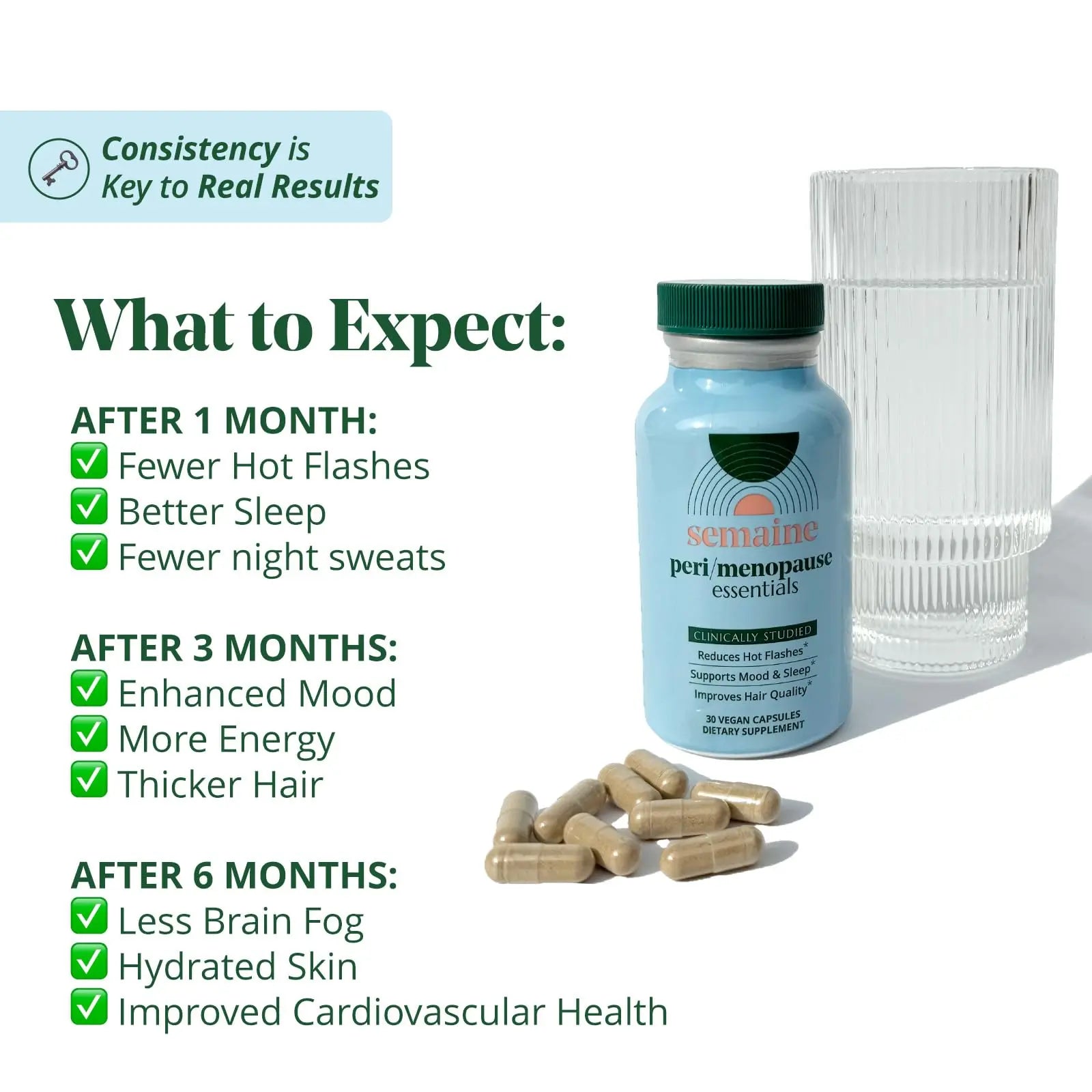Advanced Menopause Relief Supplement for Women - Promotes Mood, Reduces Hot Flashes Semaine Au supplements